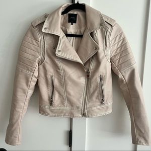 JOES Jeans Pink Faux Leather Jacket